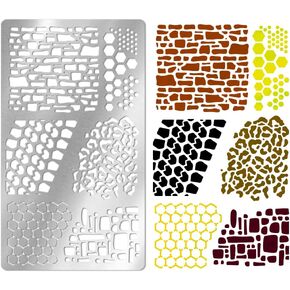 UNICRAFTALE 12 Constellations Craft Stencil Wood Carving Metal Stencil for Craft Wood Burning 12 Zodiac Signs Stencils Stainless Steel Reusable Horoscope Sign Template for Woods Wall Canvas Furniture