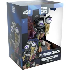 Youtooz FNAF Ruined Chica 4.9" Vinyl Figure, Collectible Ruined Chica from Five Nights at Freddy's