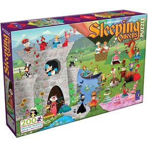 Ceaco Sleeping Queens ، The Puzzle ، 200 قطعة متعددة الألوان ، 5 "