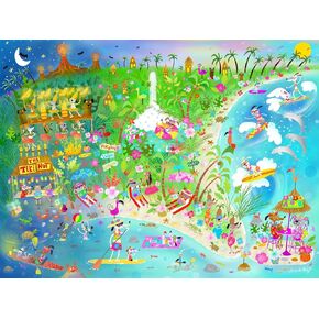 Ceaco - Tropical Dogs - 500 Piece Jigsaw Puzzle