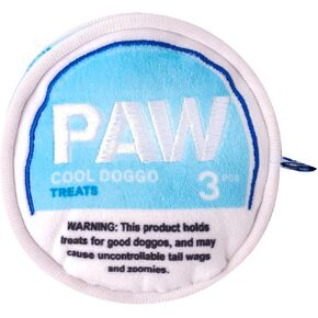 لعبة Paw Pouch Interactive Dog Toy - لعبة فريدة من نوعها مع صرير للكلاب الصغيرة المتوسطة - مضغ قحف مقاوم لجرو التسنين - هدية عيد ميلاد محاكاة ساخرة فريدة من نوعها - تعالج فتحات لإثراء الدماغ