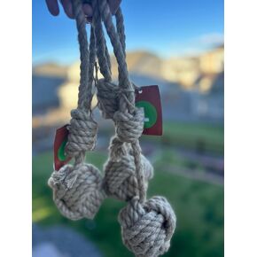 لعبة القنب الصديقة للبيئة تمنح لعبة الحبل للكلاب (صغيرة)
