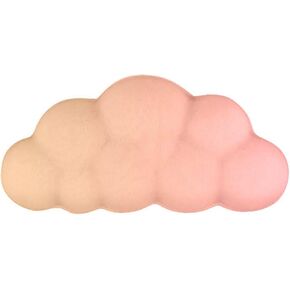 Muloo Cloud Wrist Rest Mouse Pad: قاعدة غير قابلة للانزلاق ، تصميم قوس قزح ، تخفيف آلام السيليكون الرغوة للذاكرة للألعاب Mousepad Mouse Pad D#