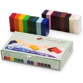ENCAUSTIC ART The Original -SOFT PASTEL SELECTION Set of 16 -Encaustic Wax Block Colors Set -Non-Toxic, Beeswax Supplies -Handcrafted in Germany in Saudi Arabia