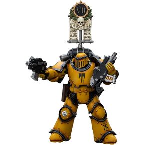 Joytoy Warhammer 40،000 1/18 Figure Imperial Fists Legion Mkiii Tactical Squad Legionary with Bolter Collection Model Hisbarr
