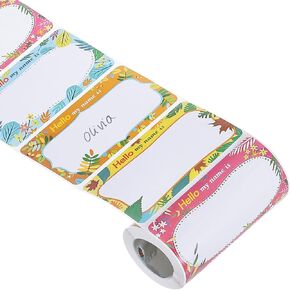 PATIKIL Name Tag Stickers, 6 Colors 150 Pcs Hi My Name is Stickers Removable Labels for Clothes Daycare Classroom Office Meeting