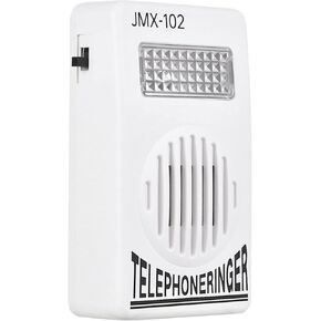 السمع معاق بالهاتف Light Right Ringer Ringer 70DB رنين رنين يساعد على جرس الضوء القوي مع ضوء فلاش مناسب للهاتف الأرضي 6P2C نوع الموصل الخالي من البطارية المجهول على الجدار