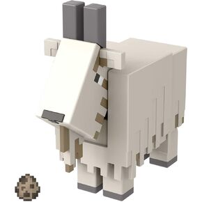 Mattel Minecraft Goat Action Figure ، 3.25-In ، مع قطعة واحدة من البناء وملحق واحد ، وبناء لعبة مستوحاة من ألعاب الفيديو ، وهدية قابلة للتحصيل للجماهير والأطفال الذين تتراوح أعمارهم بين 6 سنوات وأكبر