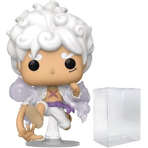Pop Anime: One Piece - Monkey D. Luffy Gear Five Funko Vinyl Figure (مجمعة مع حالة واقي المربع المتوافق) ، متعدد الألوان ، 3.75 بوصة