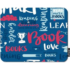orloral quote quote gaming mouse mouse pad book reading خطاب الخطية الأزرق الخلفية الزخرفية dousepad rubber decor