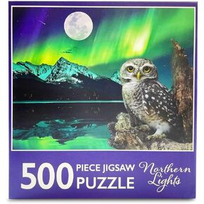 Northern Lights 500 قطعة ألغاز بانوراما للبالغين والمراهقين والأطفال من قبل منشورات الصفحة