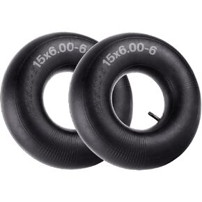 4.10/3.50-4" Replacement Tire Inner Tubes, 2 Pack Heavy Duty 4.10 3.50-4/410/350-4 Tube with Bent Valve Stem for Wheelbarrows, Lawn Mowers, Hand Trucks, 4" Cart, Tractors, Golf Cart, Dolly, Trailers in Saudi Arabia
