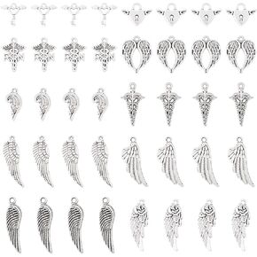 Pandahall 68Pcs Musical Note Charms Elegant Chic Instrument Charms Music Note Tiny Pendants Tibetan Style Alloy Pendants Music Symbol Charms for Necklace Bracelet Earrings Jewelry Making