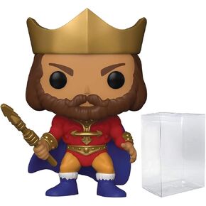 ألعاب Pop Retro: Masters of the Universe - King Randor Funko Vinyl Figure (مجمعة مع حالة واقي الصناديق المتوافقة)