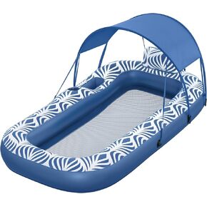 H2O Go Comfort Plush Samed Pool Lounge Float 6'6 "× 44" /1.98m × 1.12m