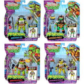Teenage Mutant Ninja Turtles Mix N Match Armored Turtles 4pk