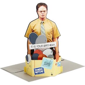 ورقة هولمارك Wonder Wonder Funny Popp Birthday (المكتب ، Dwight Schrute)