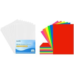 100pcs لوحة الملصقات البيضاء 60 ورقة لوحة الملصقات الملونة النيون