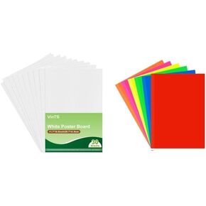 30pcs لوحة ملصق أبيض 30 ورقة لوحة الملصقات الملونة النيون