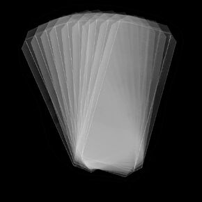 20 Pack Flat Shaker Covers for Card Making 3"x8" Slimline Flat Shaker Covers for Shaker Cards Making Plastic Transparent Shaker Creator Acetate Sheets Arts Crafts Projects DIYScrapbooking Supplies