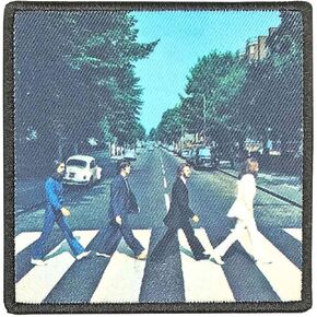 The Beatles Patch Abbey Road Album Cover Official Embroidered Iron On