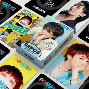 92 PCS KPOP BIGBANG G-DRAGON KWON بطاقات الصور 32 PCS و 60 PCS بطاقات REETINC