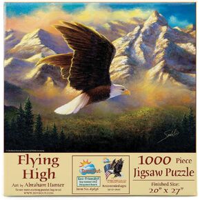 SUNSOUT INC - Flying High - 1000 pc Jigsaw Puzzle by Artist: Abraham Hunter - Finished Size 20" x 27" - MPN# 69636