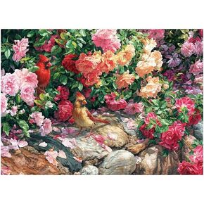 Cobble Hill 1000 Piece Puzzle - جدار الحديقة - ملصق عينة مشمولة