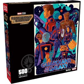 Buffalo Games - Marvel - من الجيد أن يكون لديك أصدقاء - 500 قطعة بانورزو للألغاز للبالغين - اللغز التحدي المثالي لليالي اللعبة - الحجم النهائي هو 21.25 × 15.00