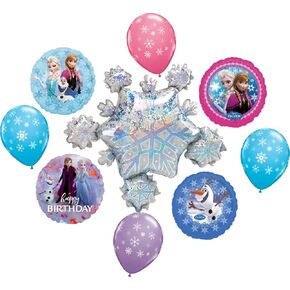 Anagram Frozen Elsa Anna و Olaf Party Supplies 9 Decorations Birth Birthday Pridty ، BQ_4150