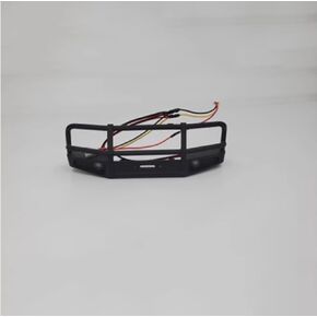 Palumma الأمامي المصد لـ FMS 1/18 FCX18 LC80 RC Defender Upgrade Parts RC Crawler Car （Black）