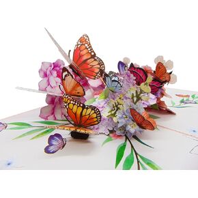 Blossoming Roses, Pop Up Card, 3D Popup Greeting Cards, for Birthday, Valentine's Day, Mothers Day, Spring, Fathers Day, Graduation, Wedding, Anniversary, Thank You, Get Well, All Occasion