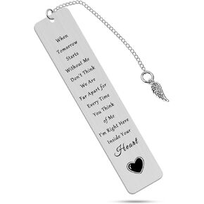 Sympathy Gifts Bookmark Memorial Gift for Loss of Grandma Grandpa Daughter Son Friends Remembrance Keepsake Condolences Gift in Memory Loss of Family Book Marks Funeral Bookmark