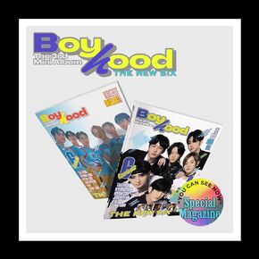 TNX Boyhood 3rd Mini Album Random Version CD+2p Folded Poster On Pack+88p Magazine+1p PhotoCard+1ea Sticker+1ea Bookmark+1p Post Stamp+1ea Ttakji+Tracking Sealed