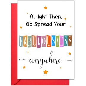 Coworker Leaving Card, Retirement Gift Card, Farewell, Goodbye, New Job Gifts- Folded 5"x7" Cardstock - Going Away Gifts For Employees from Boss