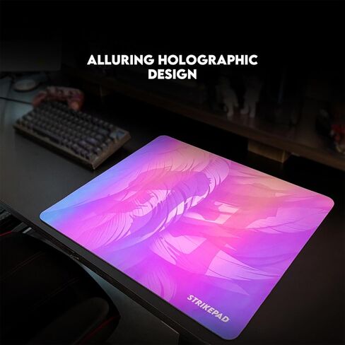 Gaming Mousepad and Desk Mat, Waterproof Speed Mouse Pad, Transformation Pattern, Non-Stitched Edges, Large Mouse Mat for Gaming and Office, FANTECH STRIKEPAD MST491, Black 19.3" x 16.6" in Saudi Arabia