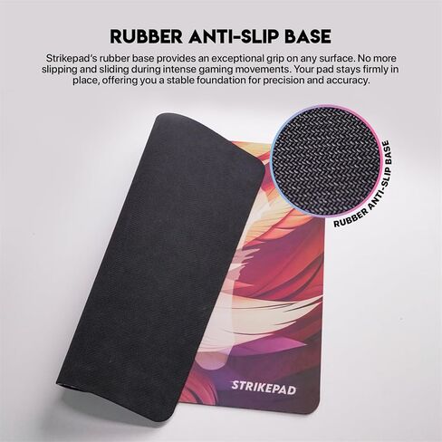 Gaming Mousepad and Desk Mat, Waterproof Speed Mouse Pad, Transformation Pattern, Non-Stitched Edges, Large Mouse Mat for Gaming and Office, FANTECH STRIKEPAD MST491, Black 19.3" x 16.6" in Saudi Arabia