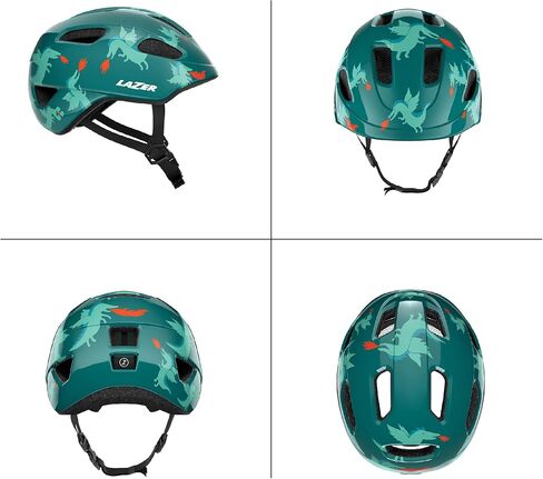 Lazer Nutz 2.0 Kineticore Kids Bike Clike ، خوذة ركوب الدراجات خفيفة الوزن للأطفال ، معدات رأس شباب للجنسين ، وحجم واحد in Kuwait