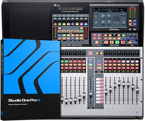 PreSonus StudioLive 32SX Compact 32-channel/26-bus digital mixer with AVB networking and dual-core FLEX DSP Engine in Kuwait