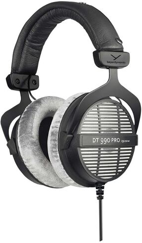 beyerdynamic DT 990 PRO Over-Ear Studio Monitor Headphones - Open-Back Stereo Construction, Wired (80 Ohm, Black (Limited Edition)) (Renewed) in Saudi Arabia