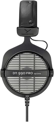 beyerdynamic DT 990 PRO Over-Ear Studio Monitor Headphones - Open-Back Stereo Construction, Wired (80 Ohm, Black (Limited Edition)) (Renewed) in Saudi Arabia