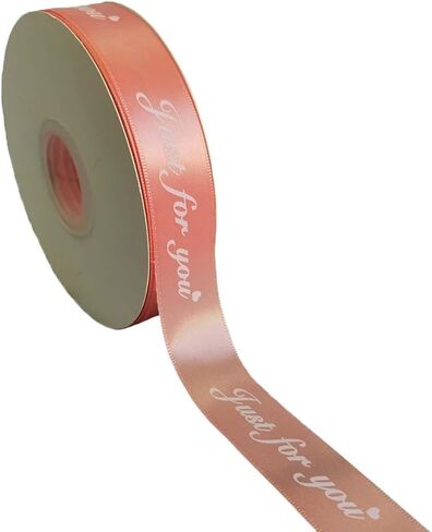 Just for You Ribbon Satin Ribbon Wedding Christmas Valentin's Day Gift Box DIY Craft Decor Ribbon (Mixed Colors-1, 1''x10Yards) in Saudi Arabia