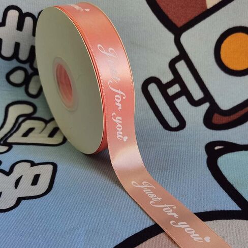 Just for You Ribbon Satin Ribbon Wedding Christmas Valentin's Day Gift Box DIY Craft Decor Ribbon (Mixed Colors-1, 1''x10Yards) in Saudi Arabia
