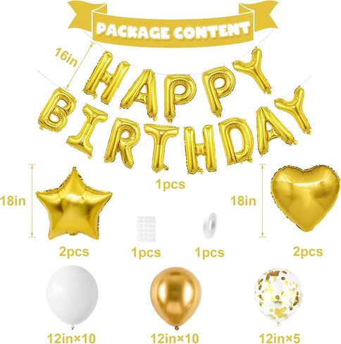 Navy Blue and Black Birthday Decorations for Men,Blue Black White Balloons Happy Birthdays Balloon Banner Silver Confetti Balloons for Men Boy Girls Women Adults Birthday Party Decorations in Saudi Arabia