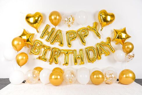 Navy Blue and Black Birthday Decorations for Men,Blue Black White Balloons Happy Birthdays Balloon Banner Silver Confetti Balloons for Men Boy Girls Women Adults Birthday Party Decorations in Saudi Arabia
