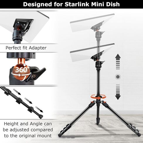 Portable Starlink Mini Tripod Mount, Starlink Mini Mount, Starlink Mini Mounting for Starlink Mini Dish in Kuwait