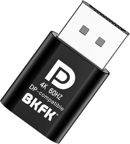 dp hdmi Dummy Plug - Display to hdmi Adapter, Luna Display Virtual Window for Home-edid Emulator-Dummy, displayport Headless dummie dongle(DP-2P) in Saudi Arabia