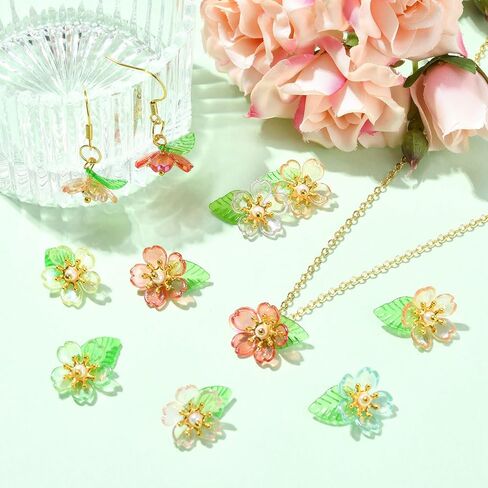 صناعة المجوهرات متنوعة أكريليك زهرة ملاك النبات سحر خرافية ل DIY قلادة سوار القرط الإمدادات الحرفة in Kuwait