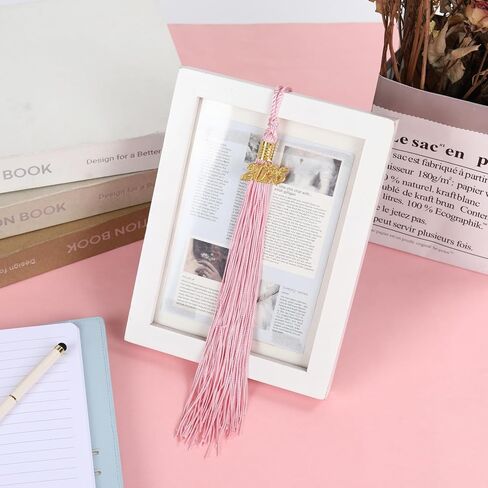 2Pcs Graduation Tassels with 2025 Gold Charm for 2025 Graduation Ceremonies Accessories (Gold) in Kuwait