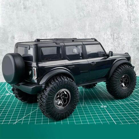 4pcs 1.3 "إطارات عجلة Beadlock مجموعة الألومنيوم 1.3 بوصة محور عجلة Beadlock Rim ＆ 70mm/2.76inch إطارات الزاحف من المطاط لـ 1/18 1/24 in Kuwait